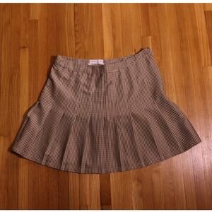 y2k Urban Outfitters plaid checkered pleated mini skirt M